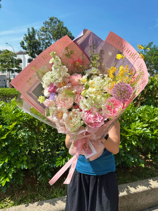 「All For Love」【Size M】 - Omakase(Florist Choice)Pink & White Theme