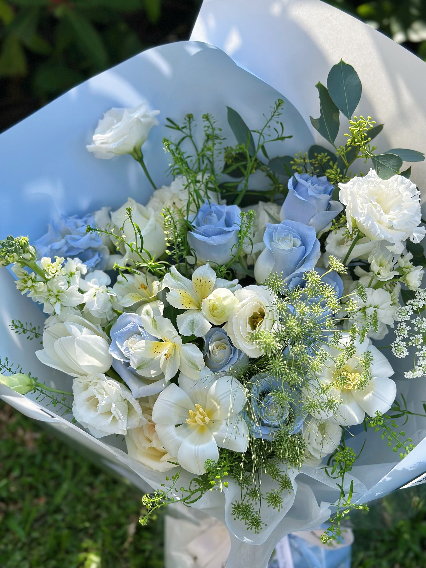「The Starry Night」【Size S】 - Omakase(Florist Choice)Blue & White Theme