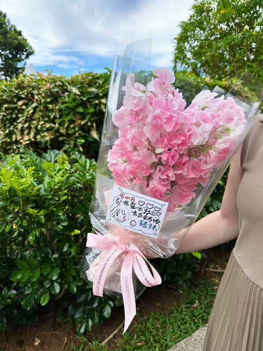 Japan Sweet Pea Bouquet — 「千与千寻Spirtied Away」bouquet