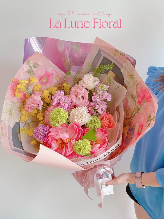 「All For Love」【Size L】 - Omakase(Florist Choice)Pink Theme