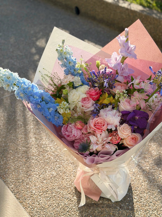 Midnight In Paris - 【Size Premium】 Omakase(Florist Choice)Purple&Pink Theme