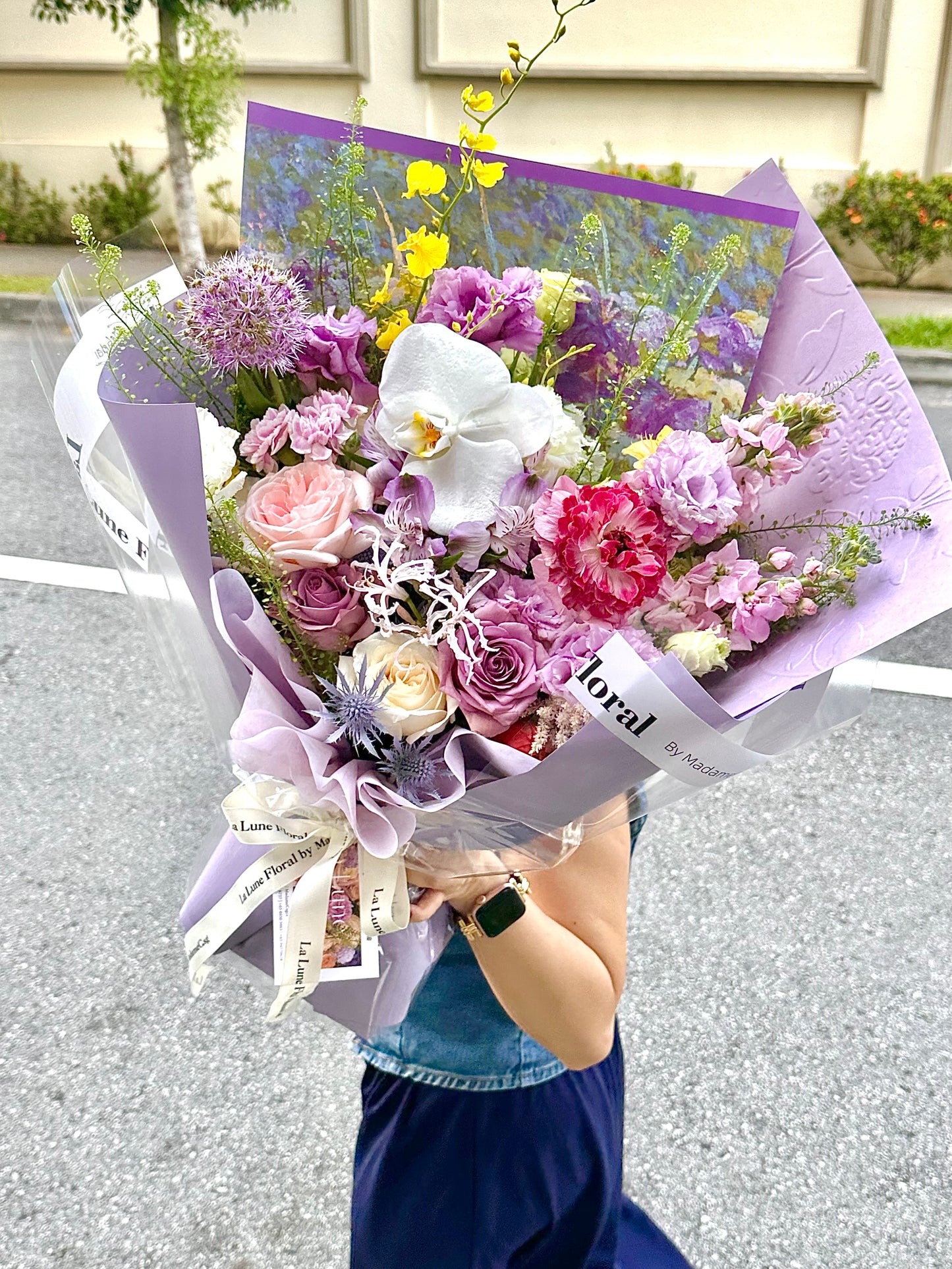 Midnight In Paris - Omakase(Florist Choice)Purple Theme【Size Deluxe】
