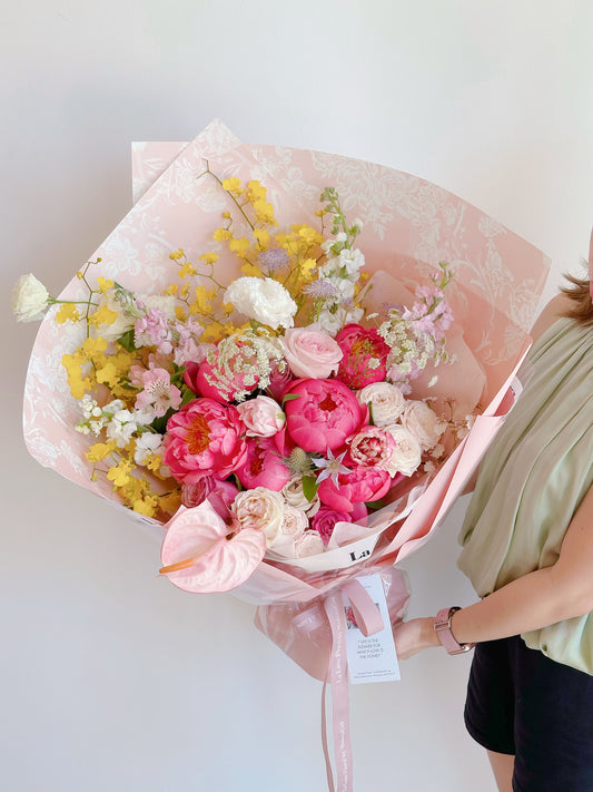 「All For Love」【Size L】 - Omakase(Florist Choice)Pink Theme