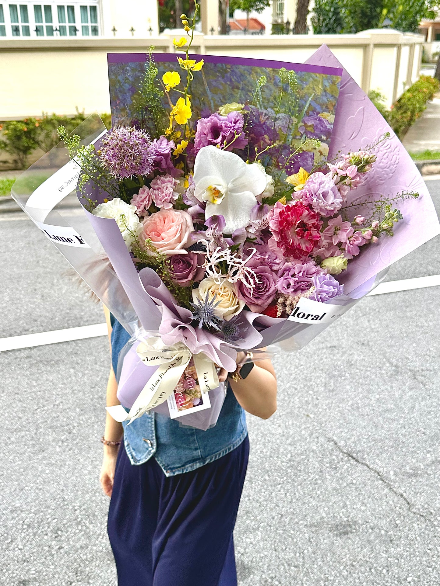Midnight In Paris - Omakase(Florist Choice)Purple Theme【Size Deluxe】