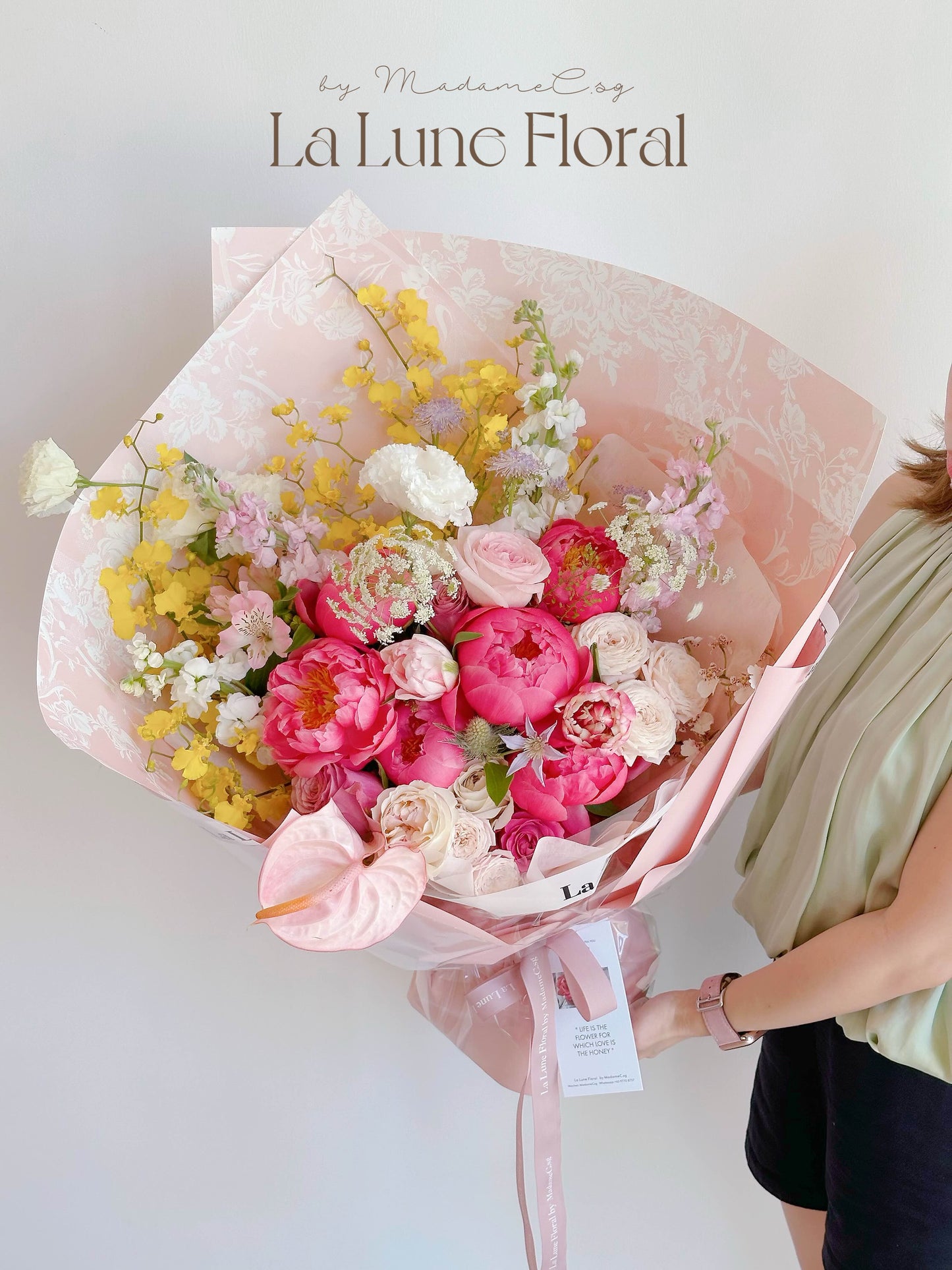 「All For Love」【Size L】 - Omakase(Florist Choice)Pink Theme