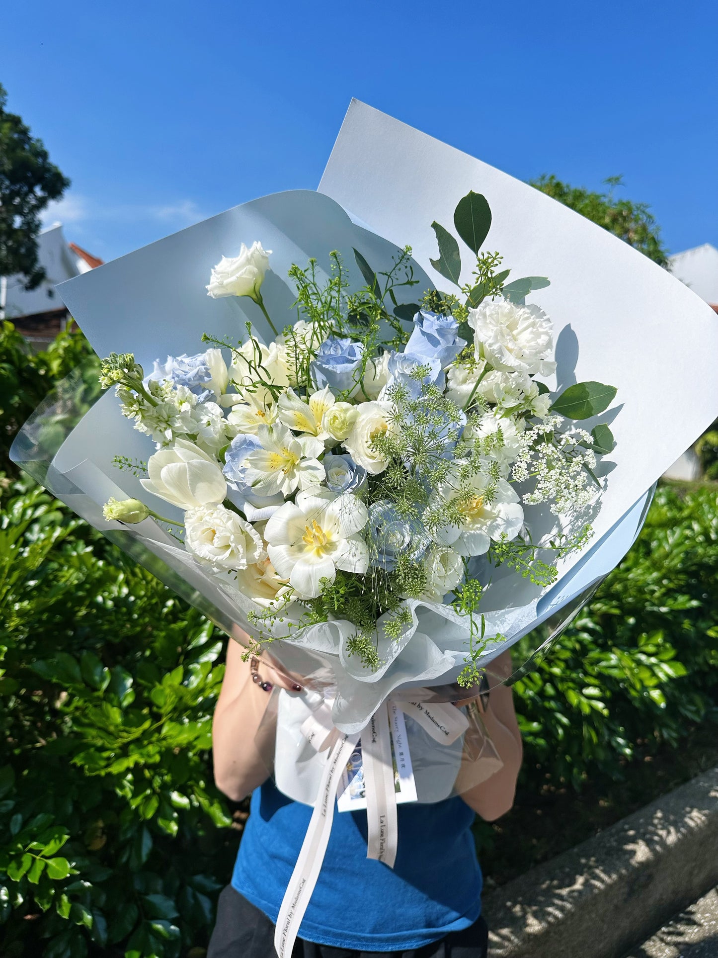 「The Starry Night」【Size S】 - Omakase(Florist Choice)Blue & White Theme