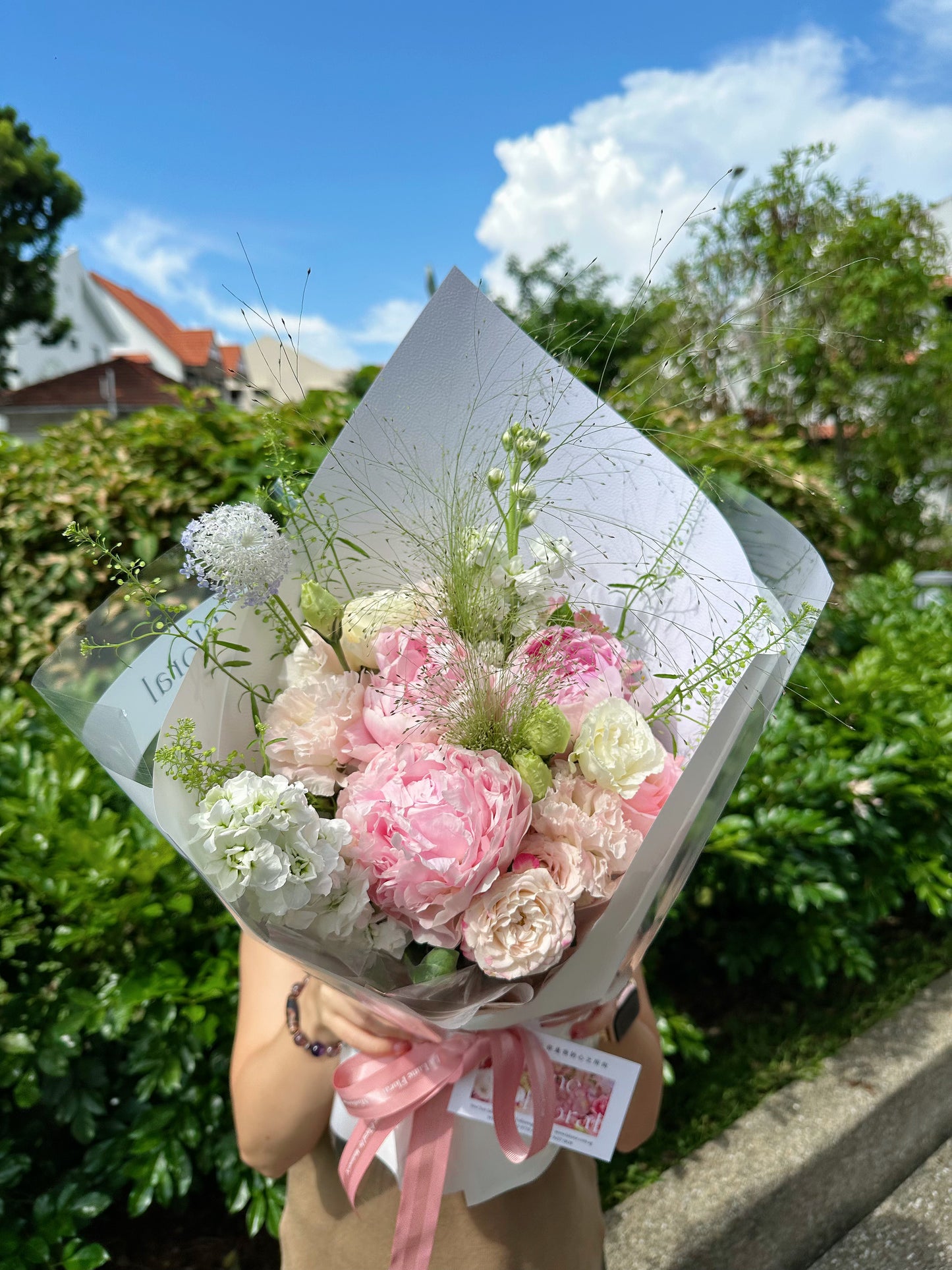 「All For Love」【Size M】 - Peony Omakase(Florist Choice)Pink & White Theme