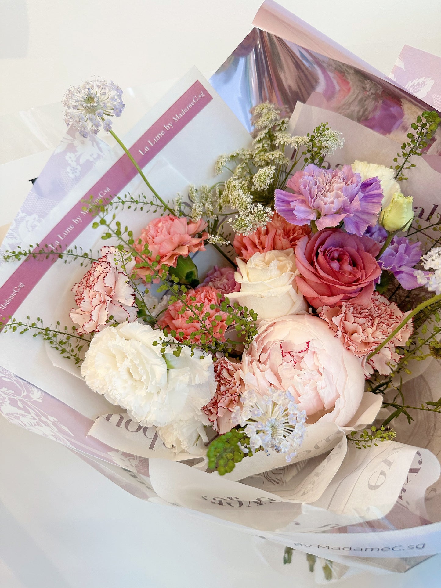 「All For Love」【Size M】 - Omakase(Florist Choice)Pink & Purple Theme