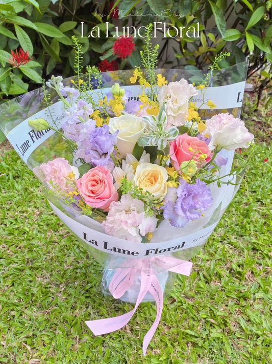 「Midnight In Paris」【Size S】 - Omakase(Florist Choice)Purple & White Theme