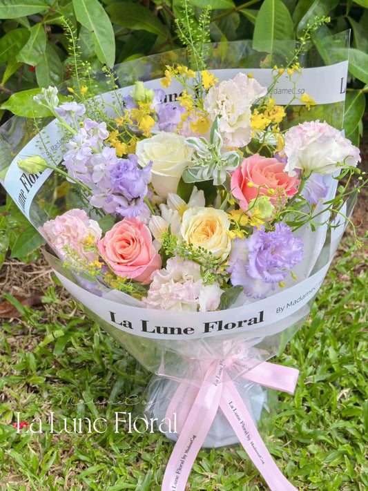 「Midnight In Paris」【Size S】 - Omakase(Florist Choice)Purple & White Theme