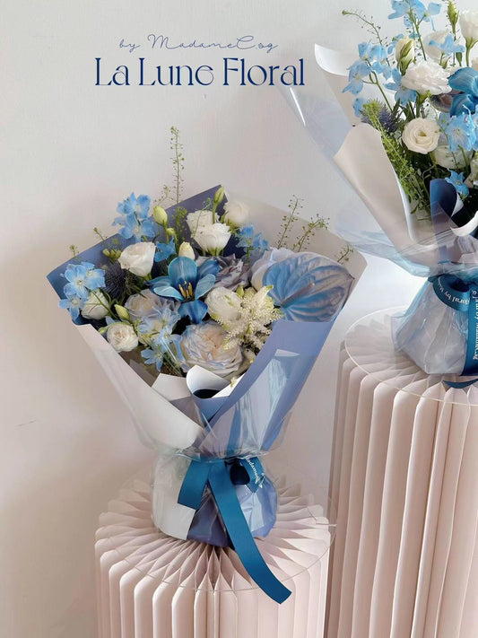 「The Starry Night」【Size S】 - Omakase(Florist Choice)Blue & White Theme