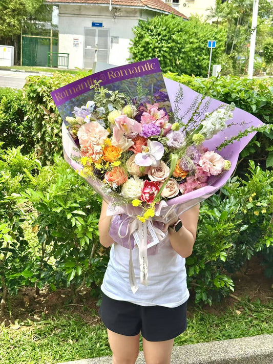 Midnight In Paris - Omakase(Florist Choice)Purple Theme【Size Deluxe】