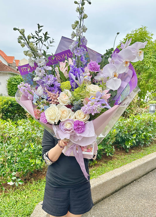 Midnight In Paris - Omakase(Florist Choice)Purple Theme【Size Premieum】