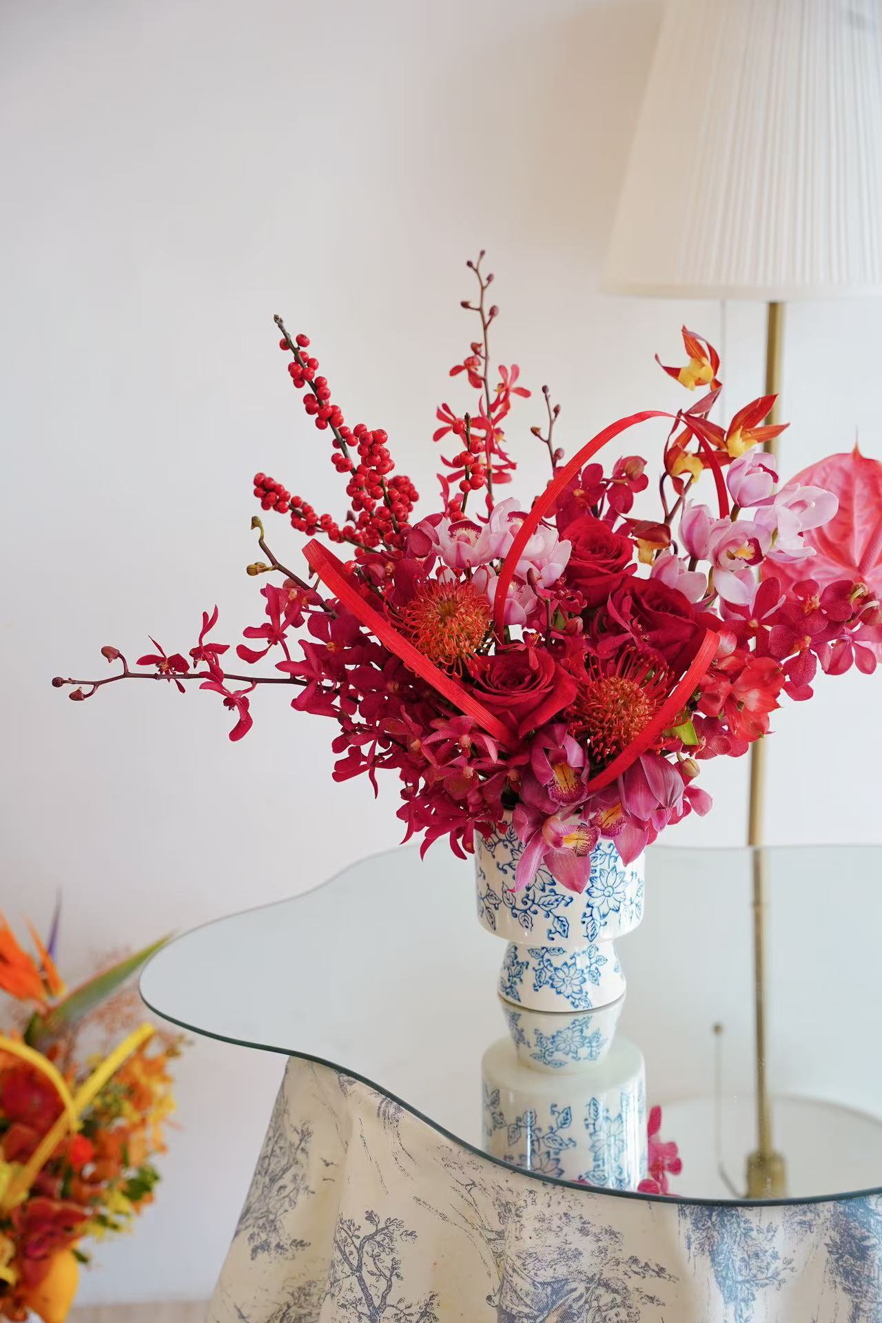 2025🧧CNY Fresh Flower Box - 「鸿运当头」Hong Yun Dang Tou ❤️ Red Theme