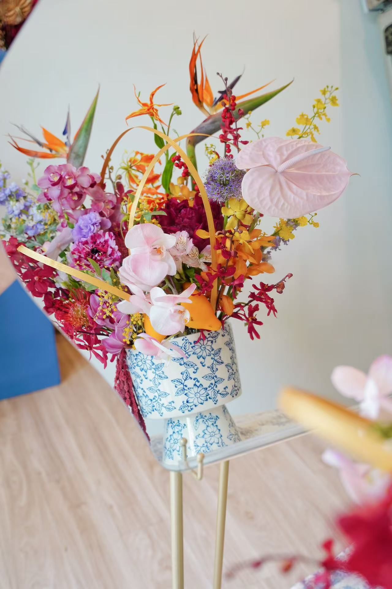 2025🧧CNY Fresh Flower Box - 「花开富贵」Hua Kai Fu Gui 💜Purple&Pink Theme