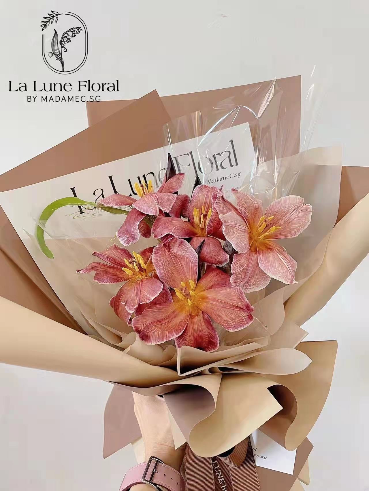 Browine Tulip Bouquet(8 stk)