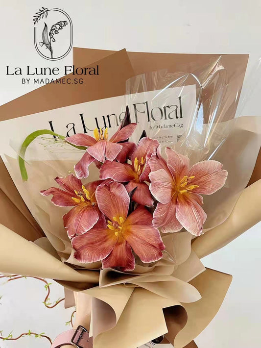 Browine Tulip Bouquet(8 stk)