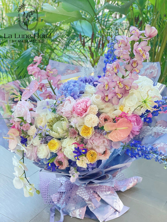 「Midnight in Paris」【XXXL 】Omakase Florist Choice - Pink / Purple Colour Tone
