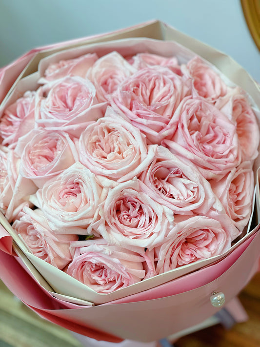 Rose Pink O‘hara bouquet (20 stk)