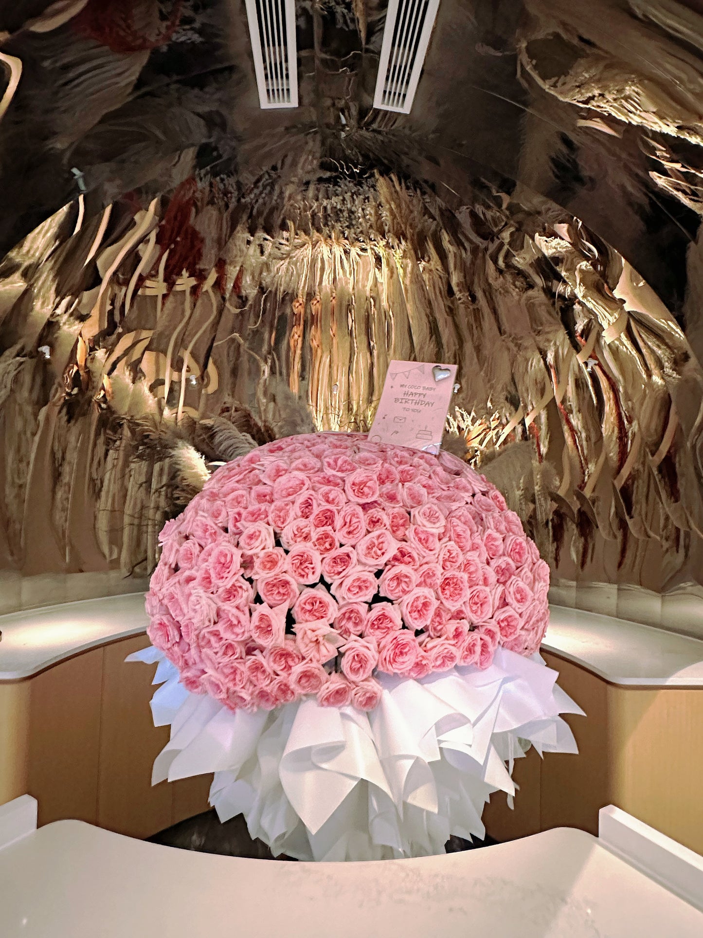 Super Romantic 520 stalk Roses Bouquet (.Pink O'Hara Rose )