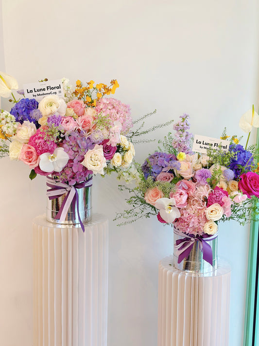 【Midnight In Paris】XXL Flower Box - Omakase Floist choice Pink&Purple color theme