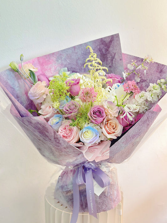 Midnight In Paris - Omakase(Florist Choice)Purple Theme【Size XL】