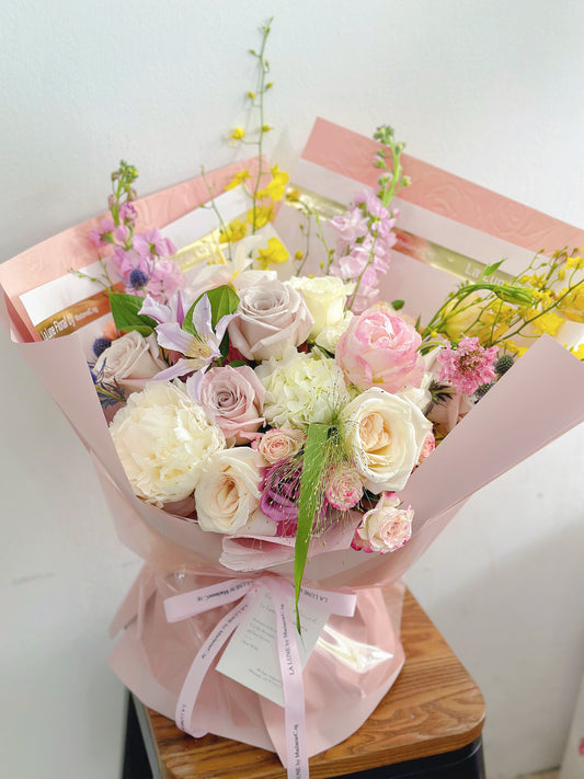 「All For Love」【Size L】 - Omakase(Florist Choice)Pink & Purple Theme