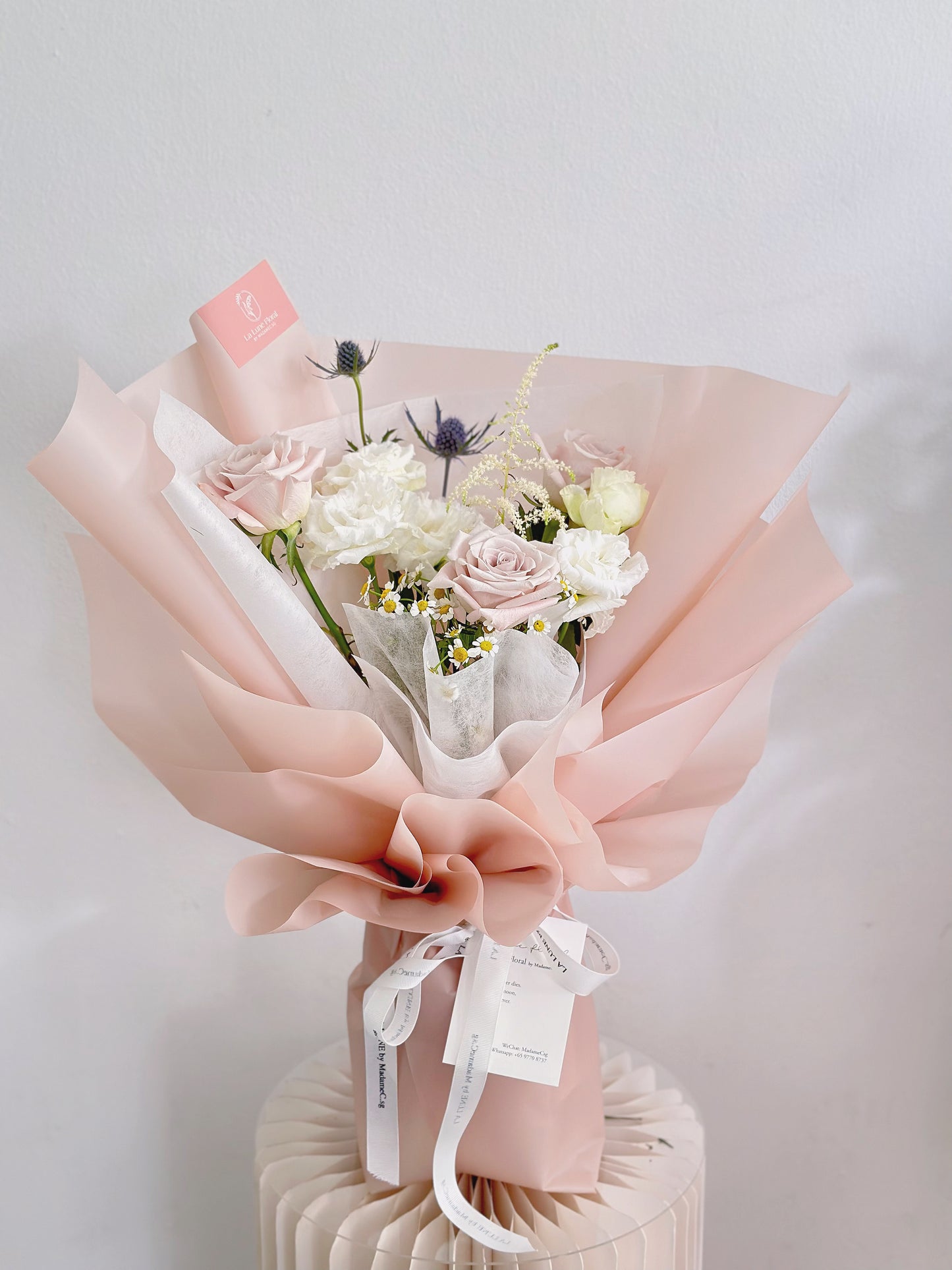 「All For Love」【Size S】- Omakase(Florist Choice) Pink & White Color Theme