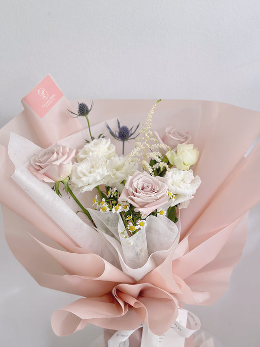 「All For Love」【Size S】- Omakase(Florist Choice) Pink & White Color Theme