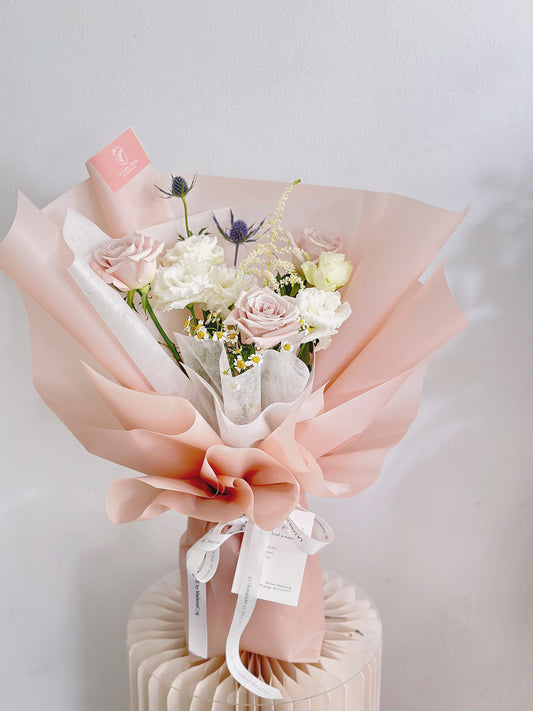 「All For Love」【Size S】- Omakase(Florist Choice) Pink & White Color Theme