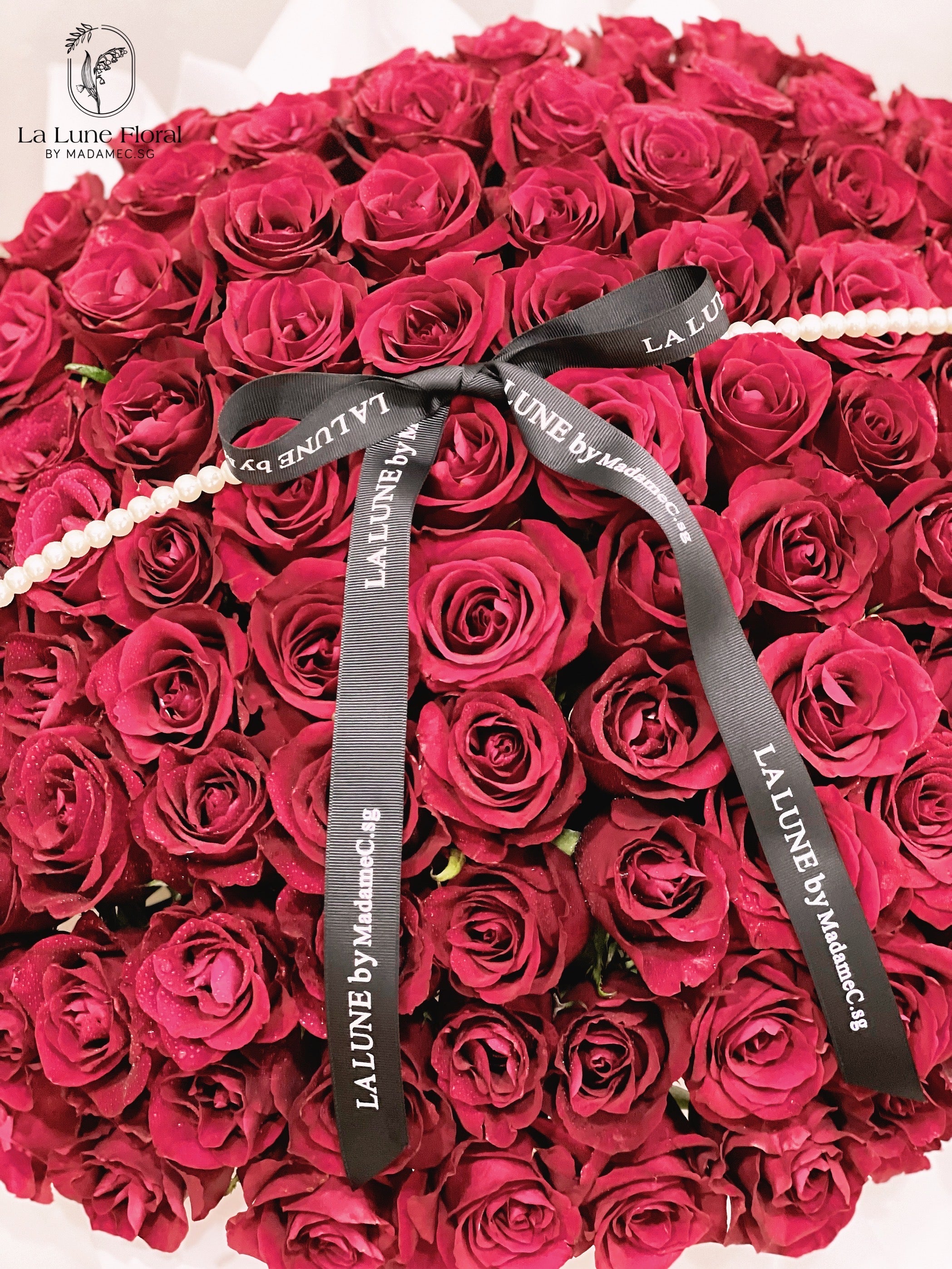 Special Painted Roses💙💜 – La Lune Floral SG