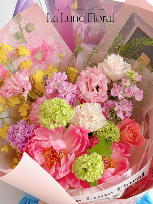 「All For Love」【Size L】 - Omakase(Florist Choice)Pink Theme