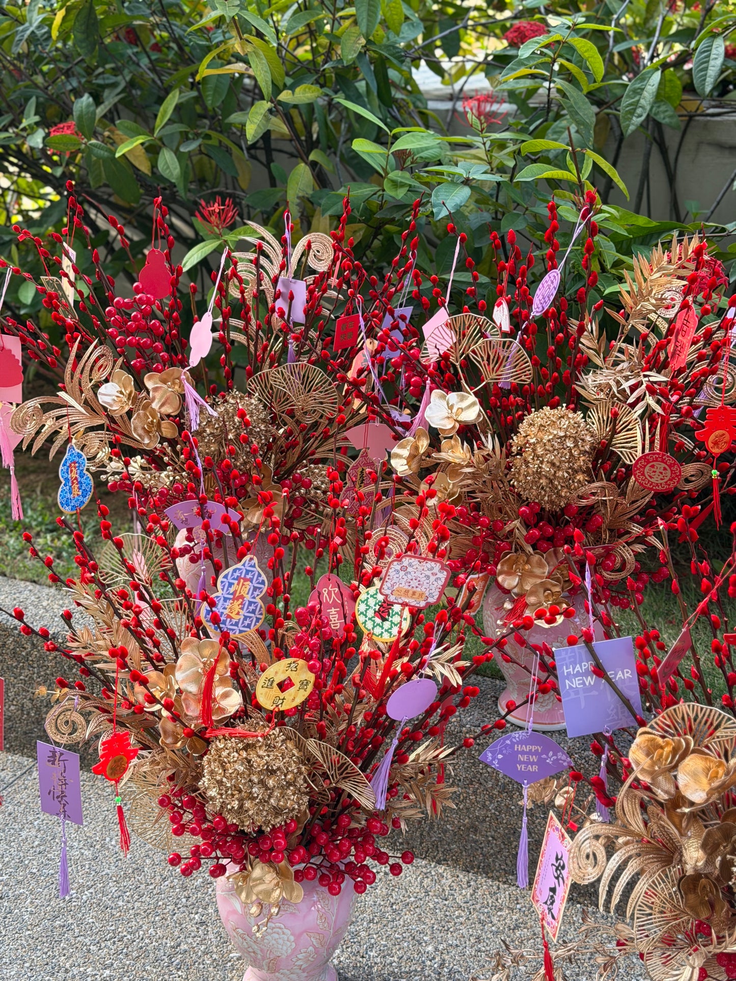 2026 CNY Real Pussy Willow & Artificial Flower Box - Fu Gui Ying Chun富贵迎春