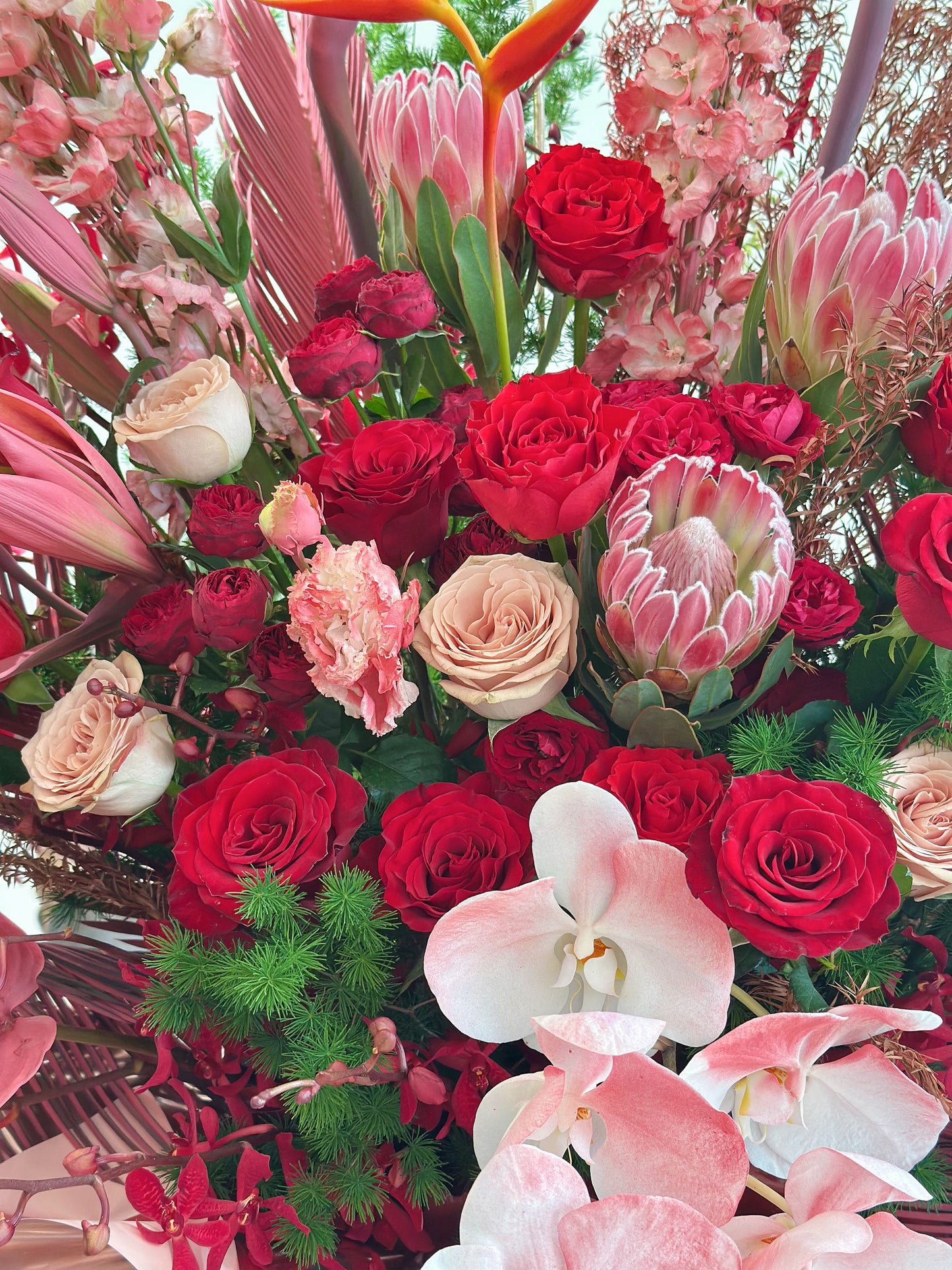 Grand Opening Flower Stand (Premium） - Red Color theme