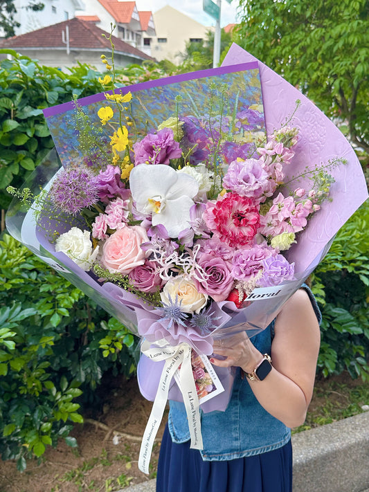 Midnight In Paris - Omakase（Florist Choice）Purple Theme【Size Deluxe】