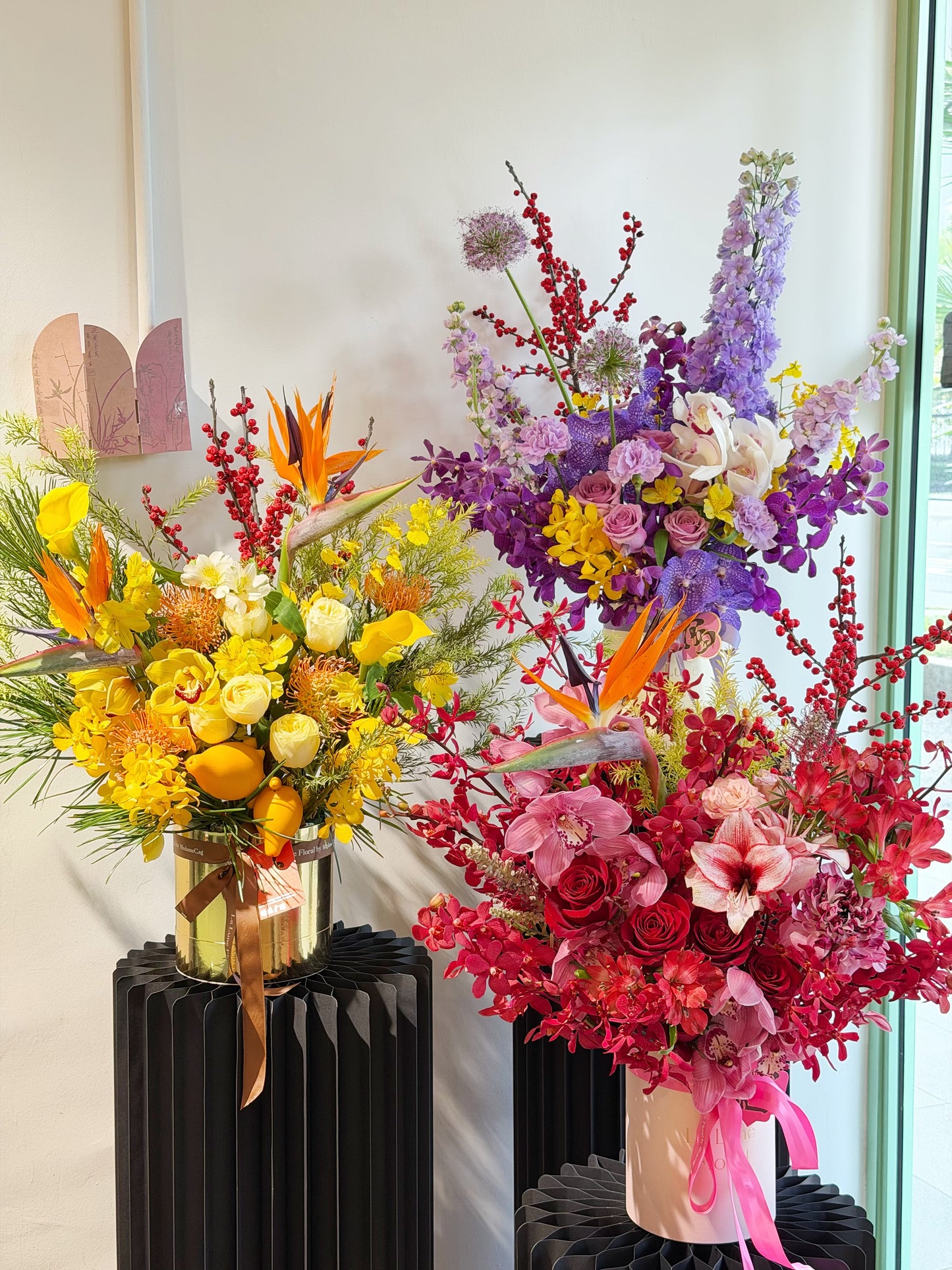 2026🧧CNY Fresh Flower Box - 「金银满屋」Jin Yin Man Wu💛Yellow&OrangeTheme