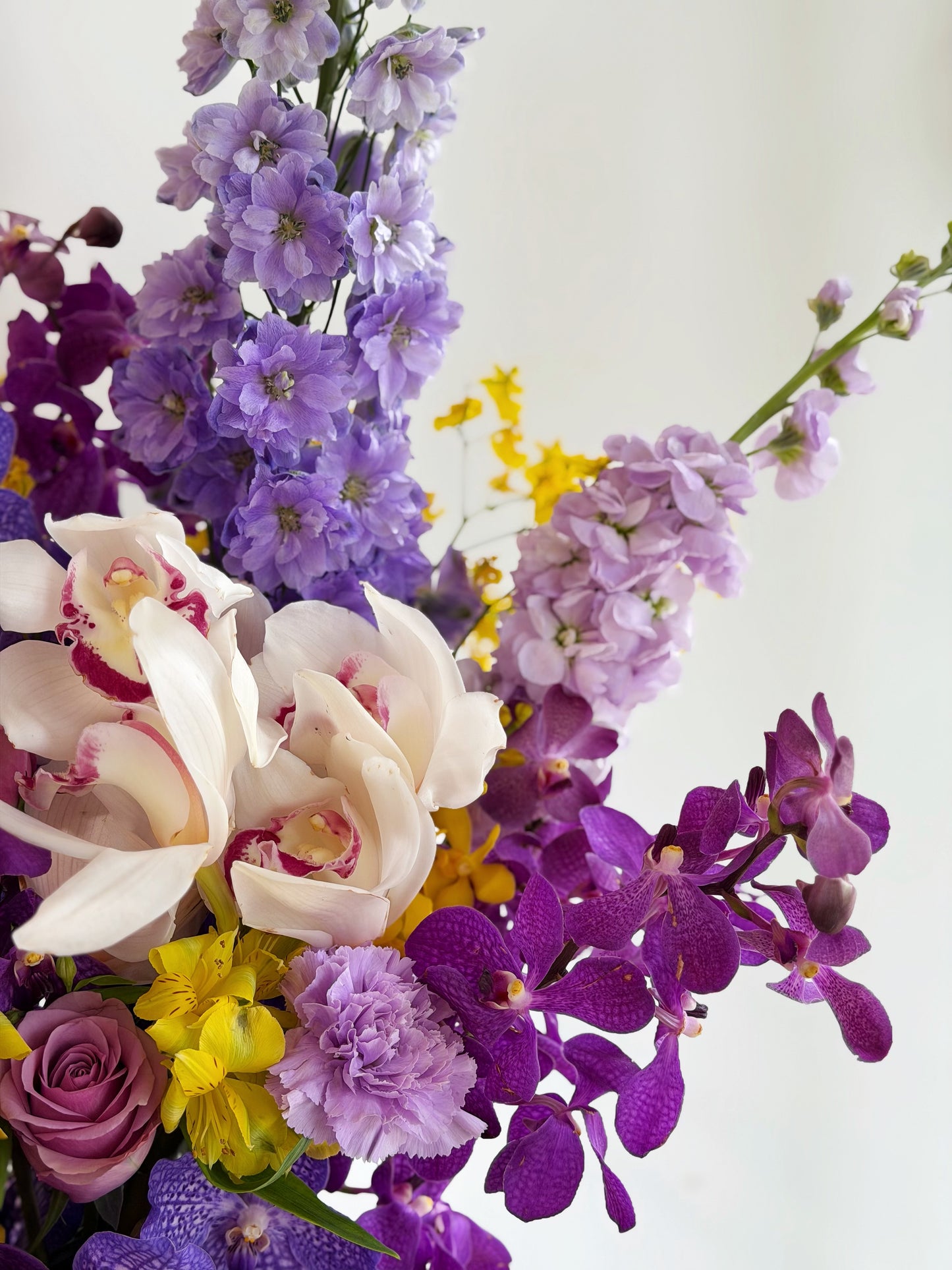 2026🧧CNY Fresh Flower Box - 「紫瑞迎春」Zi Rui Ying Chun💜Purple&Yellow Theme