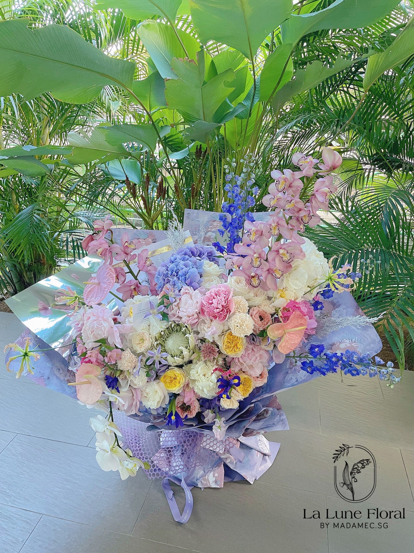 「Midnight in Paris」【XXXL 】Omakase Florist Choice - Pink / Purple Colour Tone