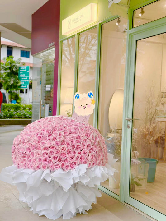 Super Romantic 520 stalk Roses Bouquet (.Pink O'Hara Rose )