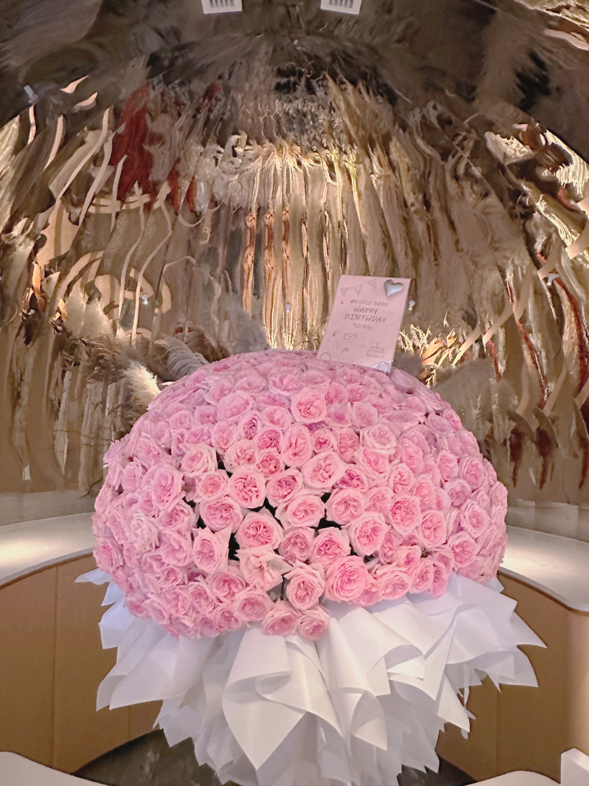 520 Roses Super Romantic 520 stalk Roses Bouquet (.Pink O'Hara Rose ) – La Lune ...