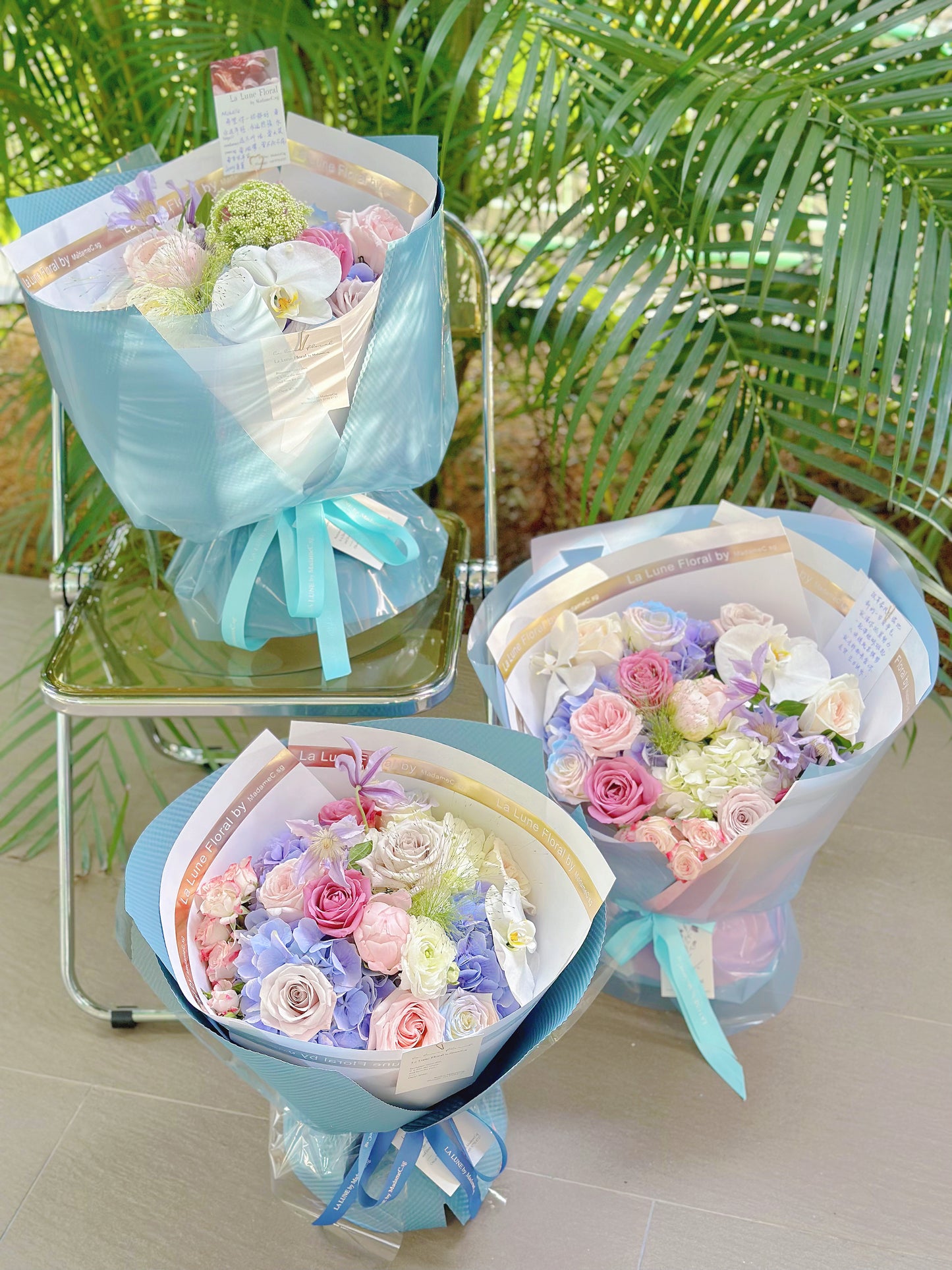 Midnight In Paris Omakase（Florist Choice）Bouquet - Stella Lou Color Theme【Size XL】
