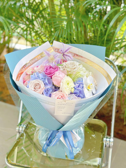 Midnight In Paris Omakase（Florist Choice）Bouquet - Stella Lou Color Theme【Size XL】